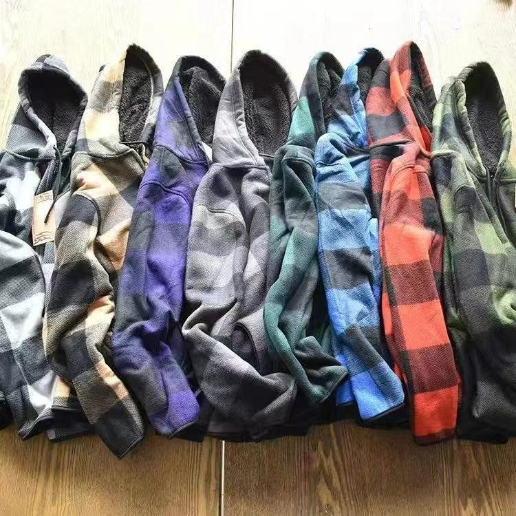 030707 Mens plush hoodie
