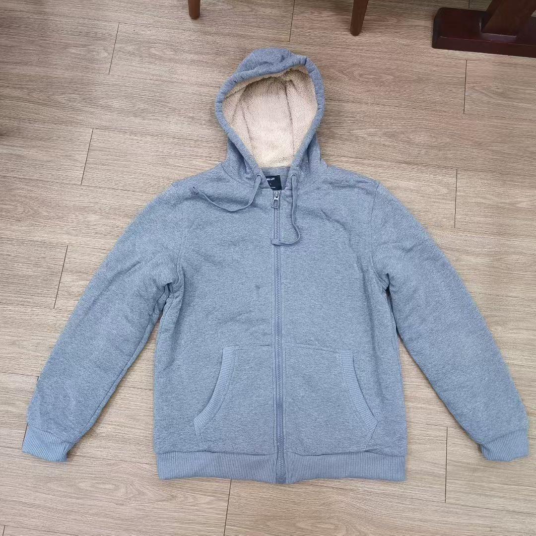 090707 Mens fleece hoodie